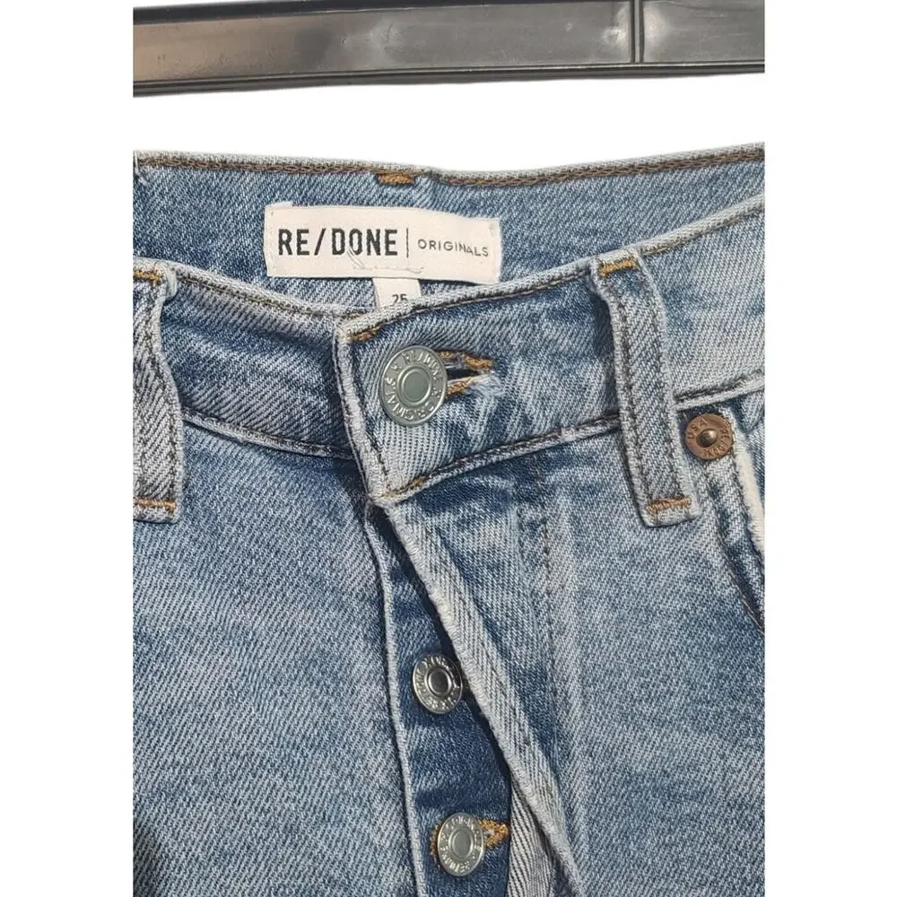 RE/DONE Originals 90s Comfy Jean Light Stone Wash High Rise 26
